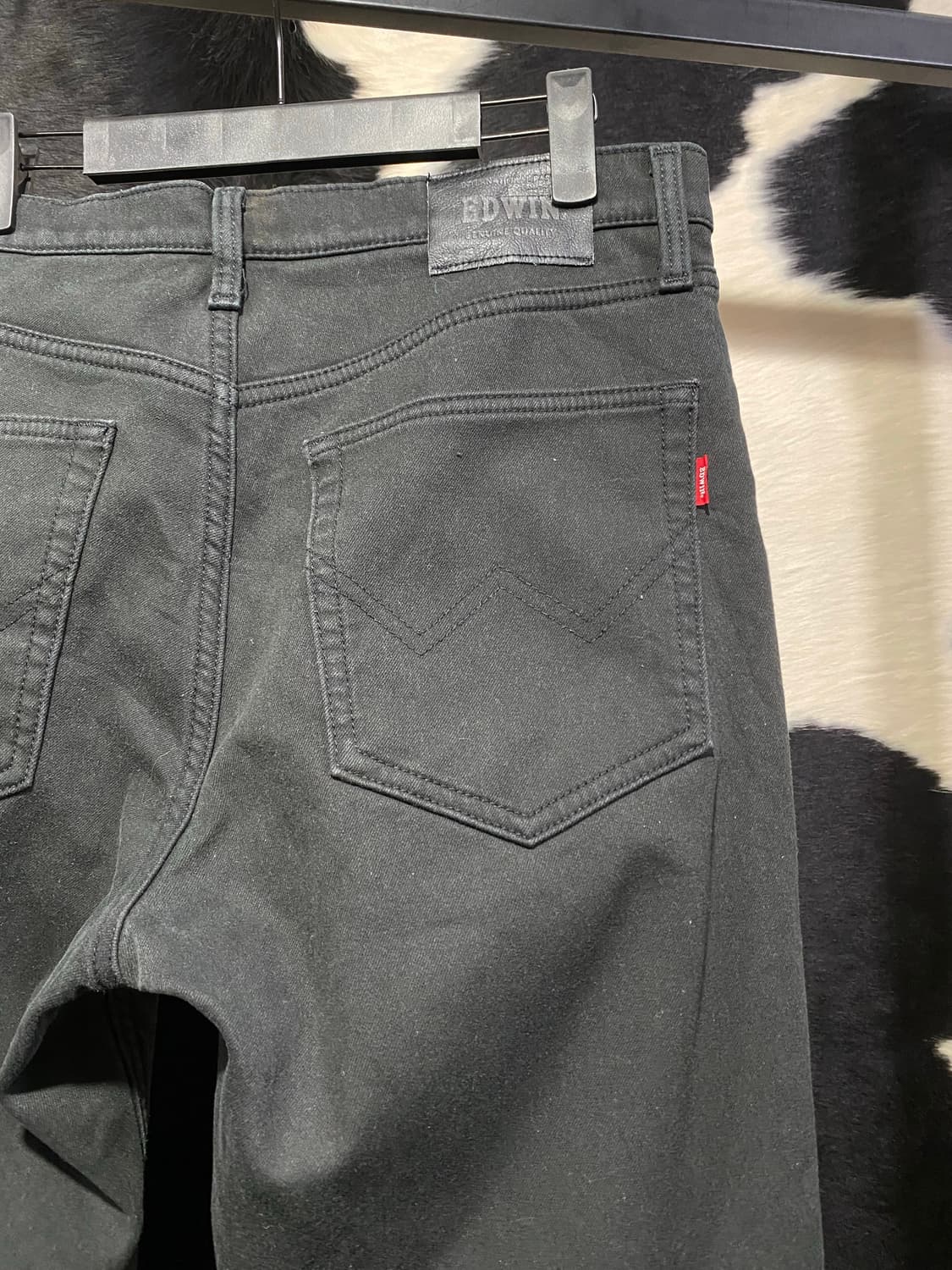 Edwin 블랙 스트레이트 진 상품이미지6