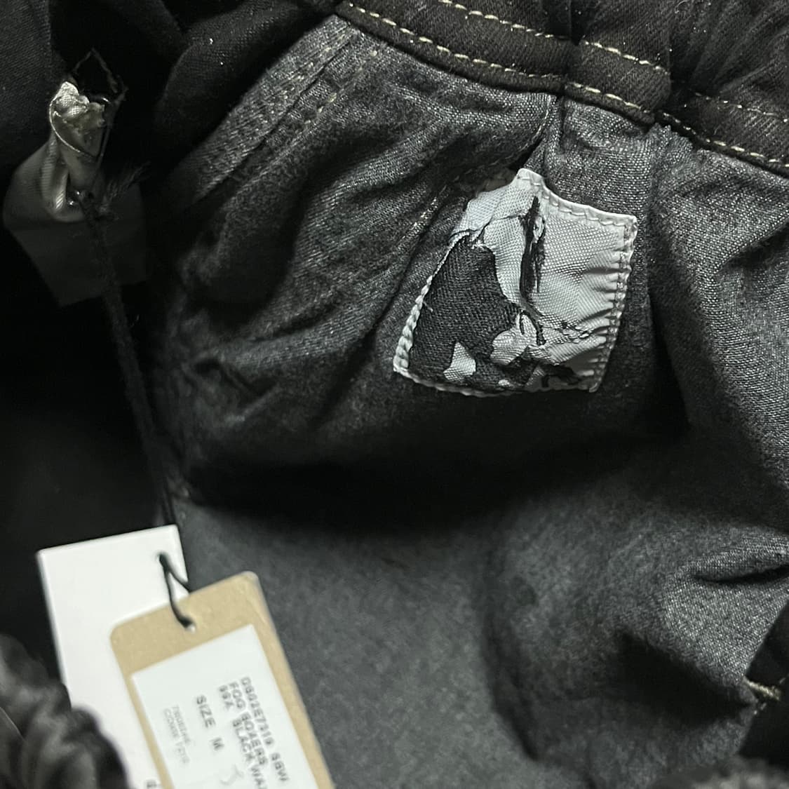 [M]릭오웬스 다크쉐도우 Fog 복서 쇼츠/블랙 왁스 상품이미지6