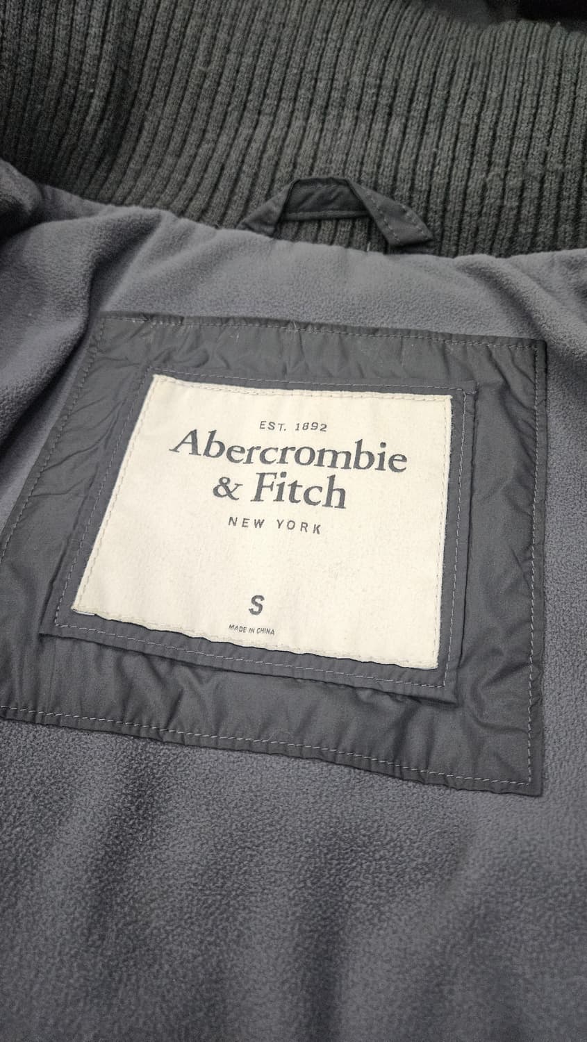 아베크롬비 남성 패딩 S 블랙 상품이미지5