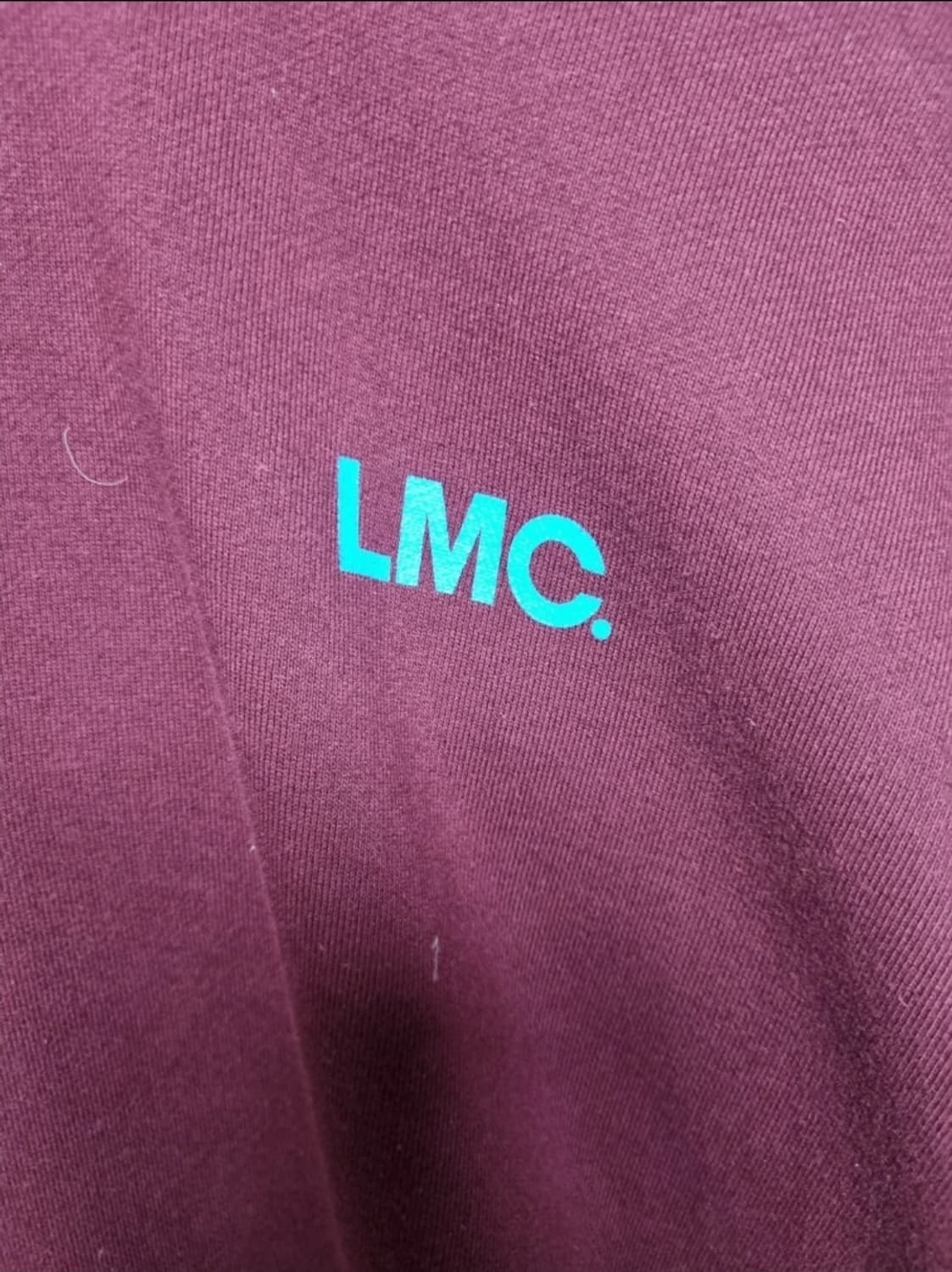 LMC 버건디 후드티 XL 판매 상품이미지6