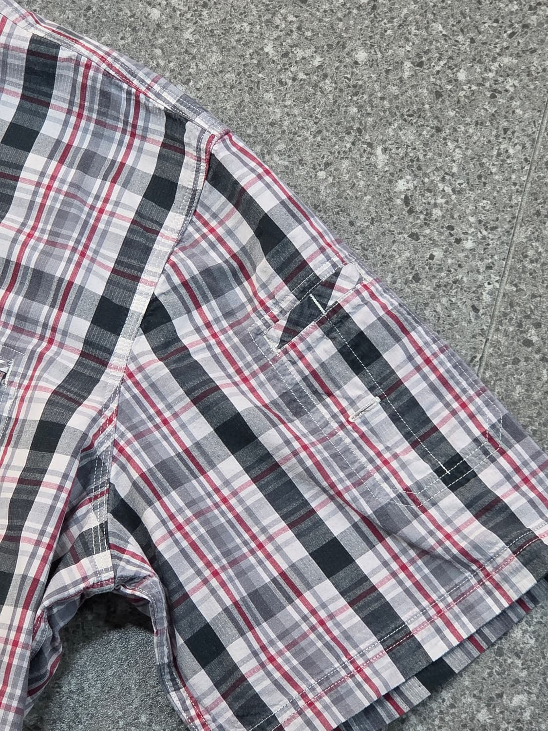 Carhartt 칼하트 그린체크 반팔셔츠 상품이미지4