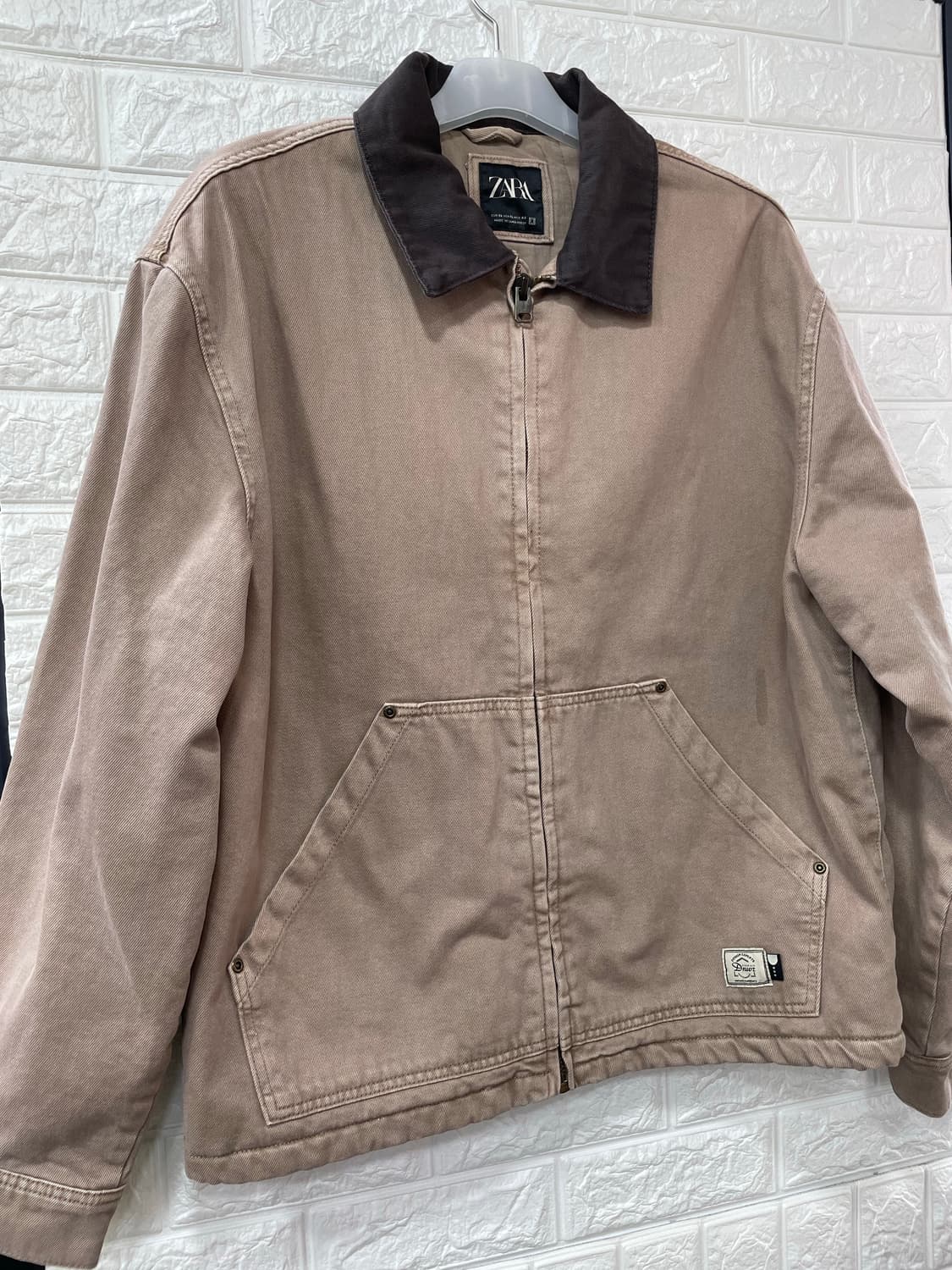 자라 콘트라스트 칼라 점퍼 XL 상품이미지1