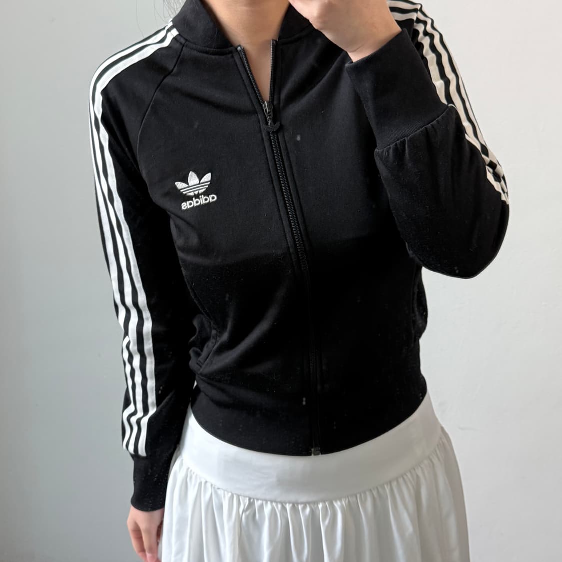 [M] 아디다스 블랙 트랙탑 져지 상품이미지1