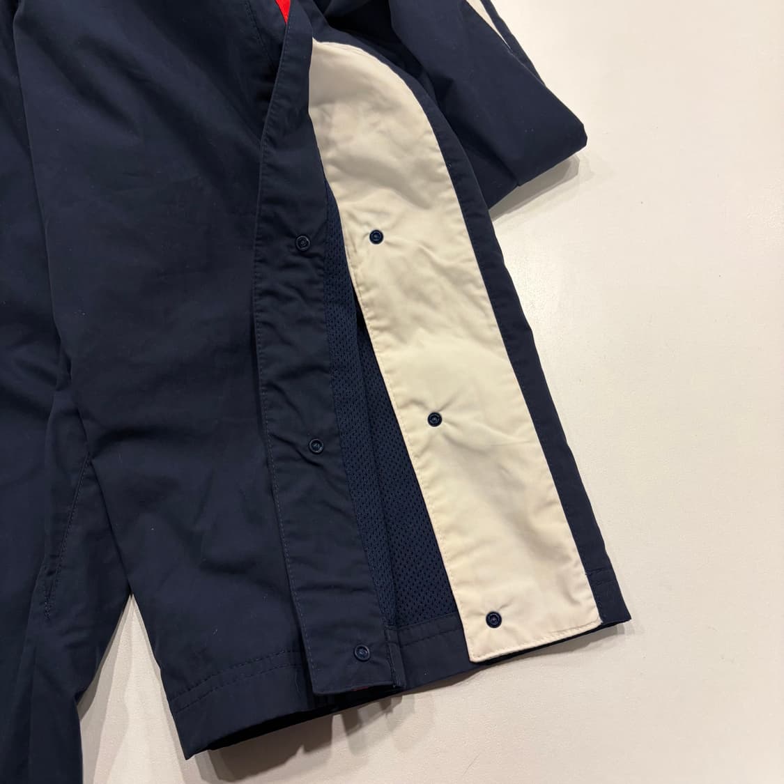 [L] 나이키 올드스쿨 버튼 에어 네이비 트랙 바지 B322 상품이미지4