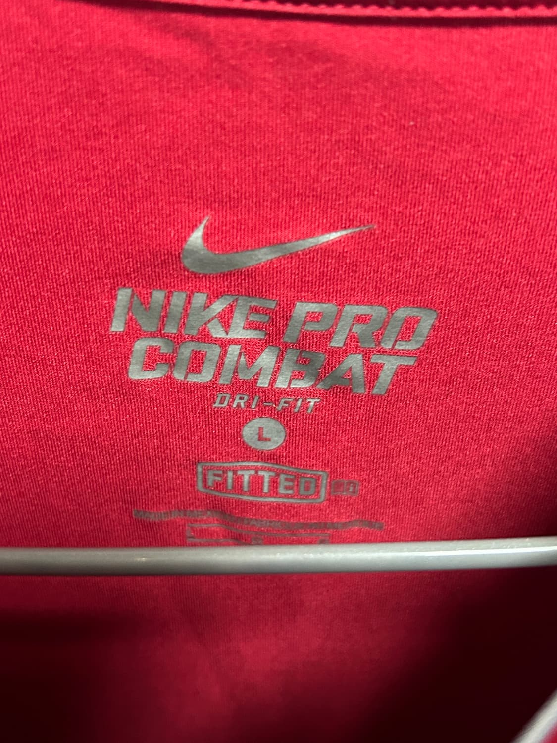 나이키 프로 컴뱃 드라이핏 반팔티 레드 L 상품이미지2