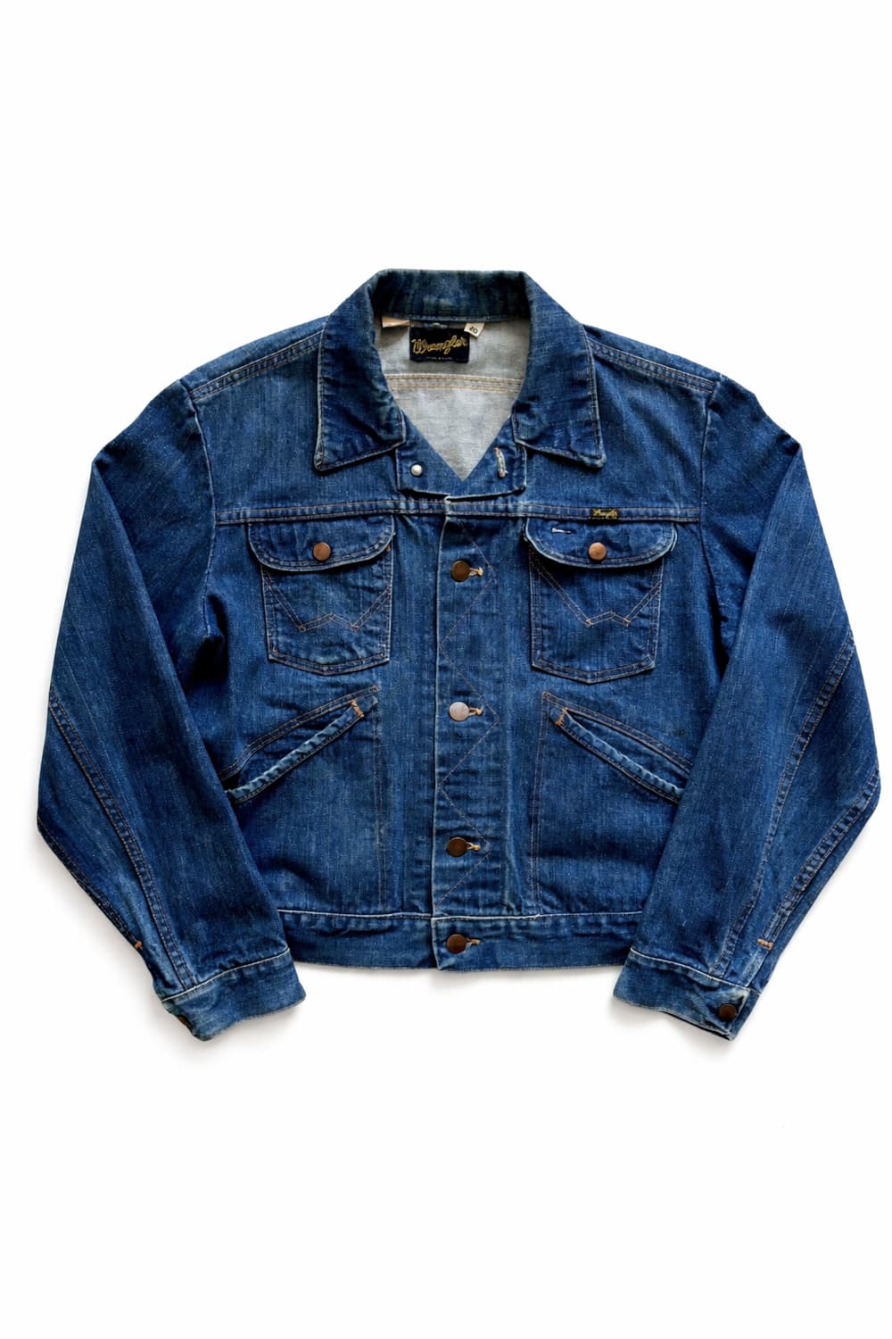 70's 랭글러 124MJ 데님 트러커 자켓 40(100) 상품이미지1
