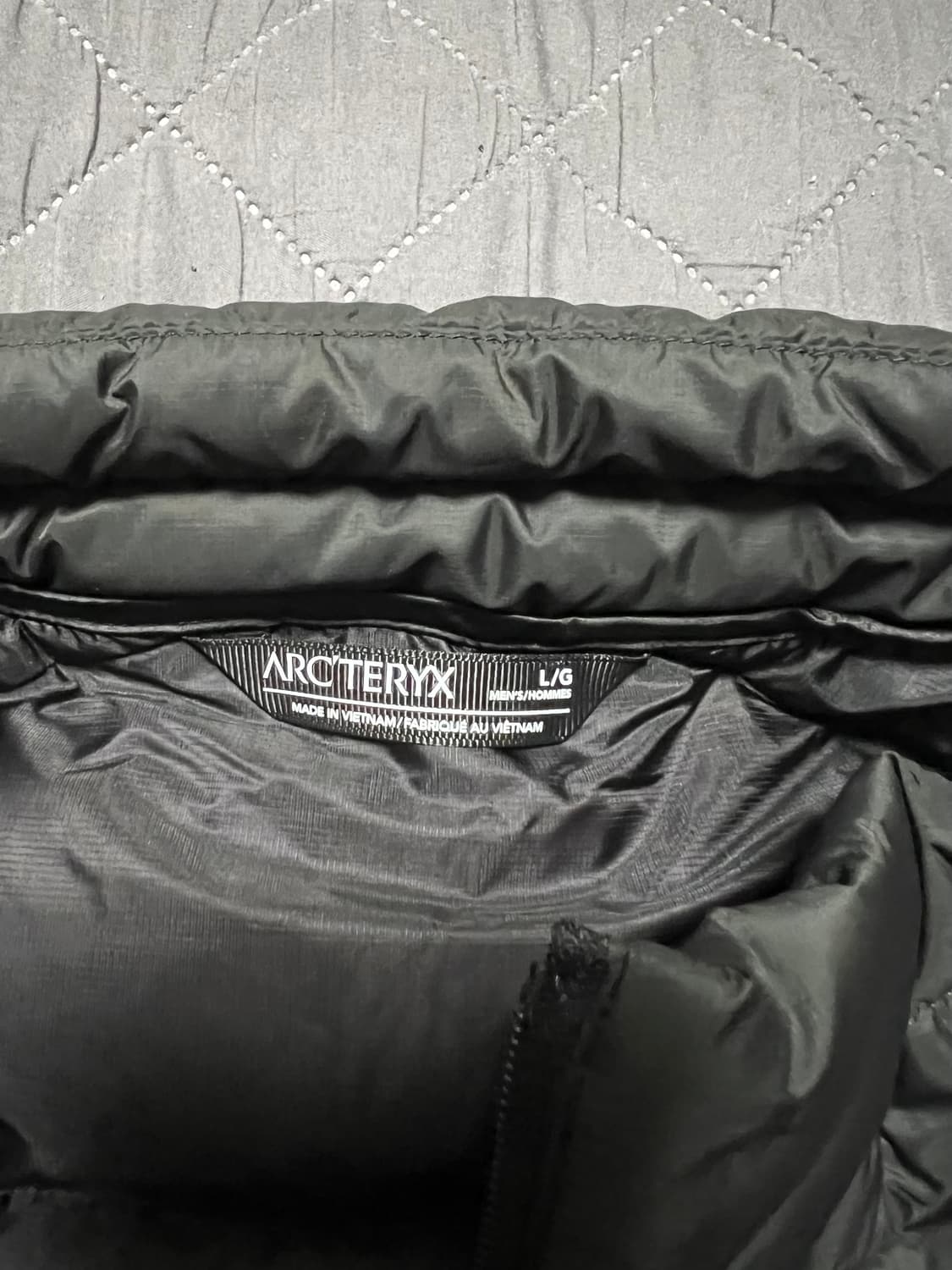 아크테릭스 세륨 자켓 논후드 블랙 (L) 택 뗀 새상품 판매 상품이미지5