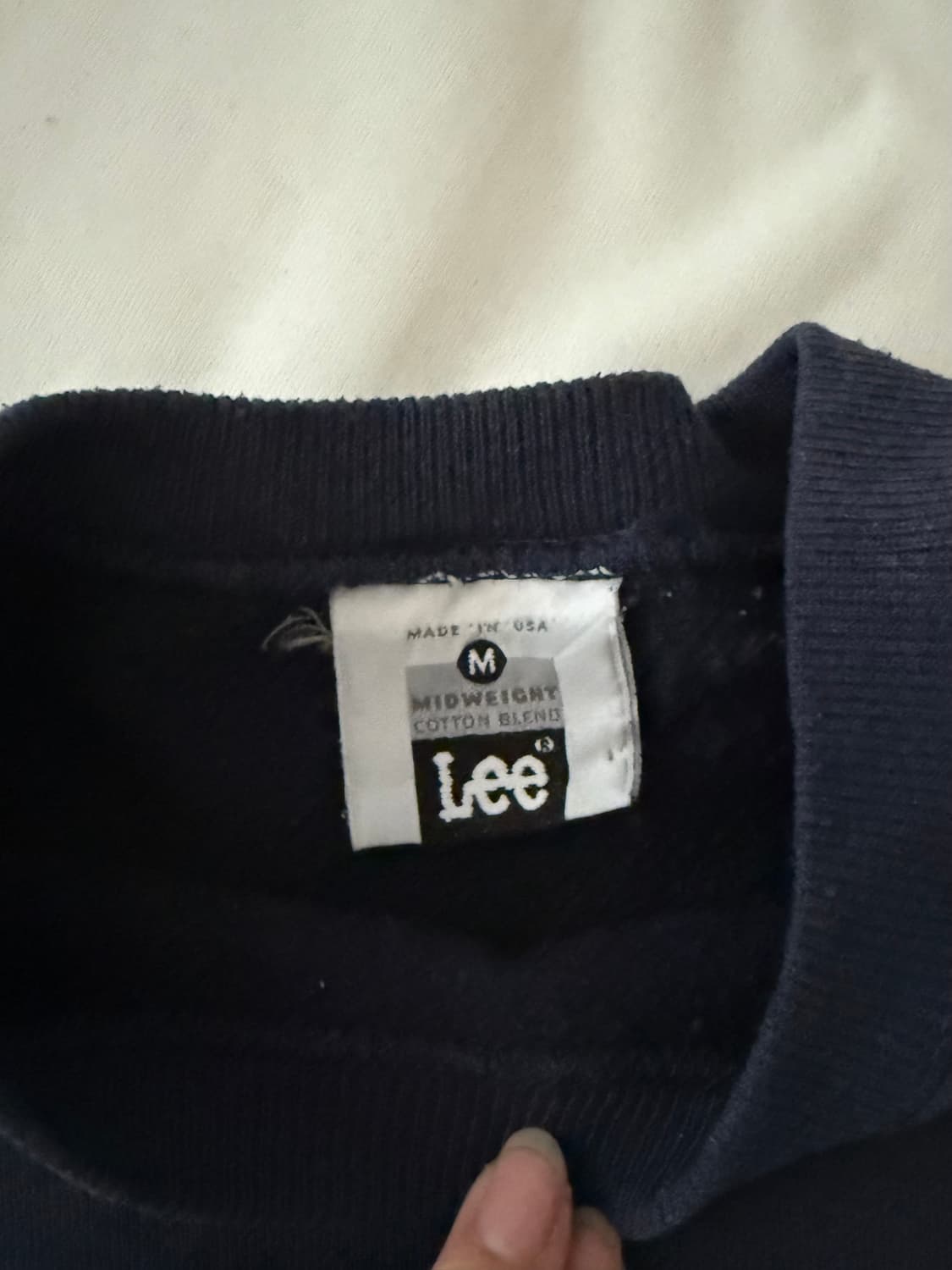 Lee 네이비 스웻셔츠 맨투맨  상품이미지3