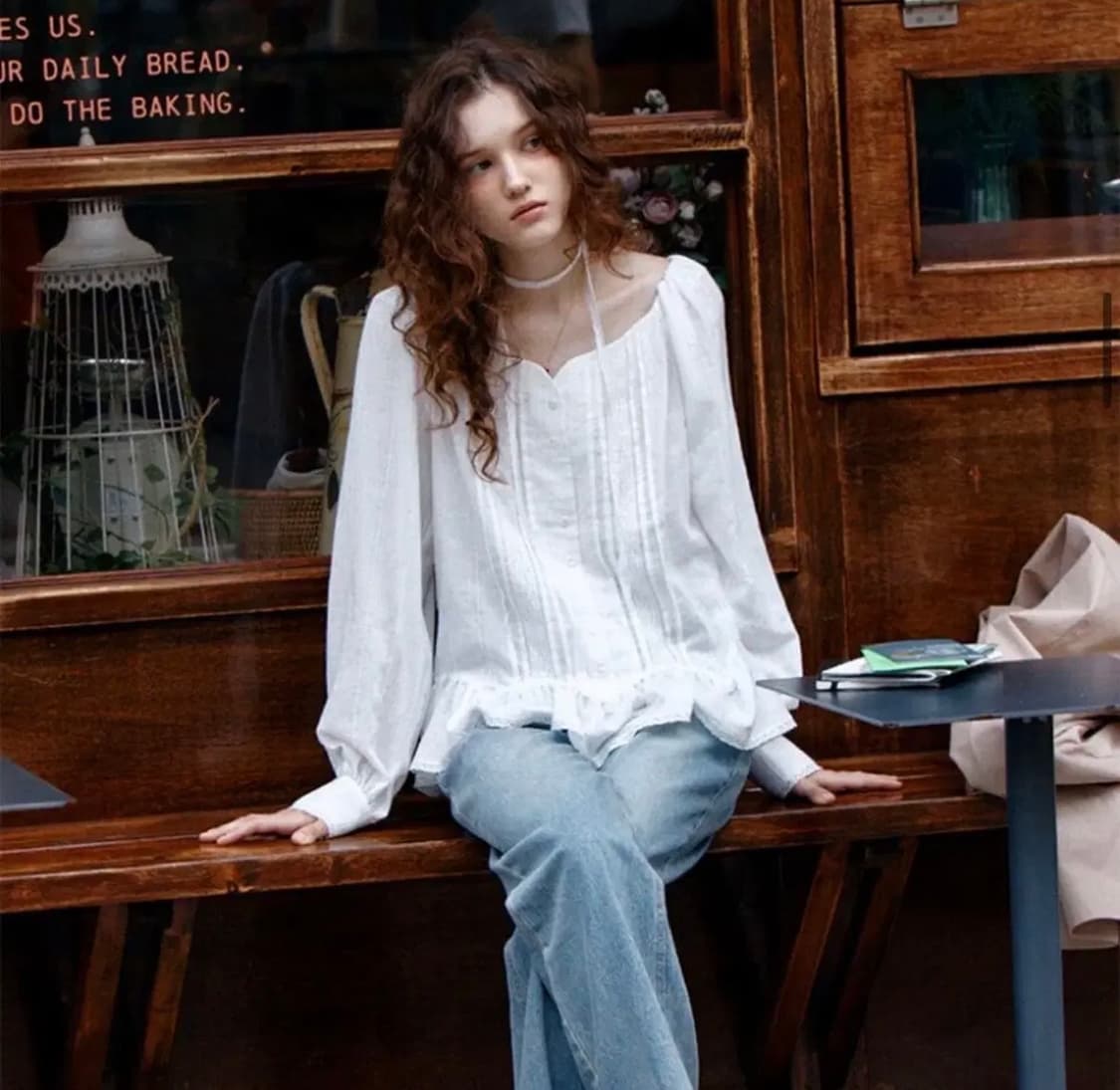 플로움 블라우스 상품이미지1