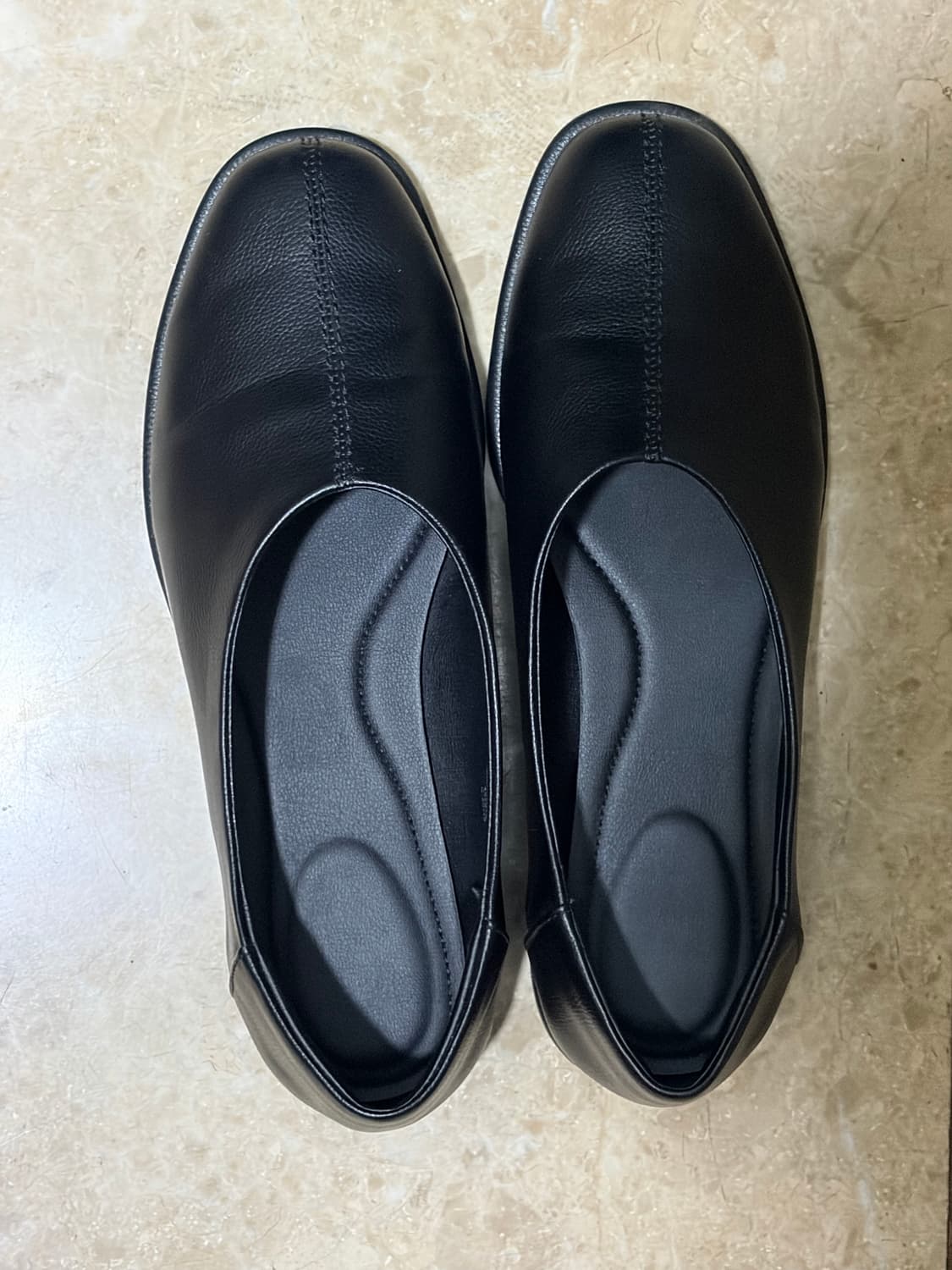 유니클로 C컬렉션 스퀘어 플랫슈즈 블랙 240 상품이미지2