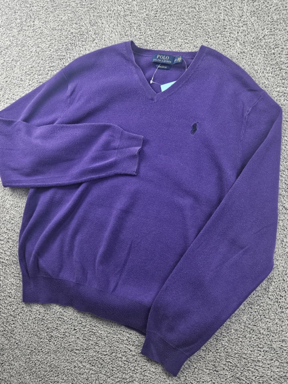 폴로랄프로렌 브이넥 피마코튼 니트 스웨터 ( L ) / 11601 상품이미지6