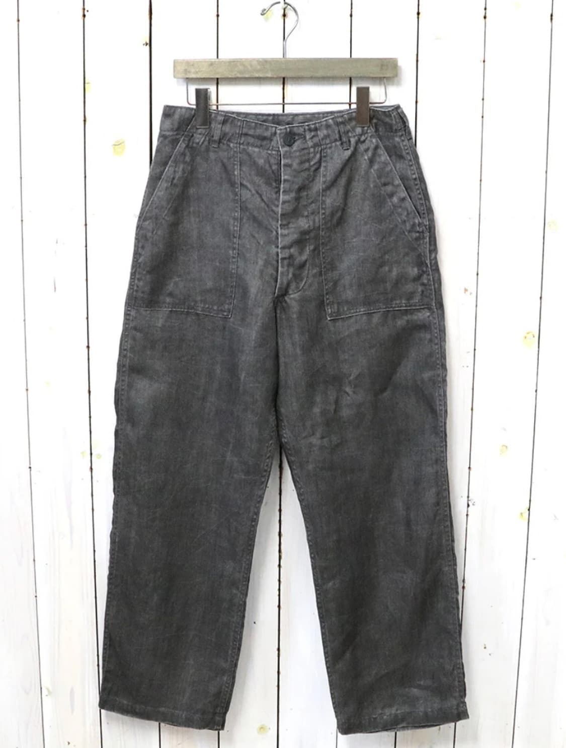 오어슬로우 orSlow SUMI DYED LINEN 썸머 퍼티그 팬츠 상품이미지3