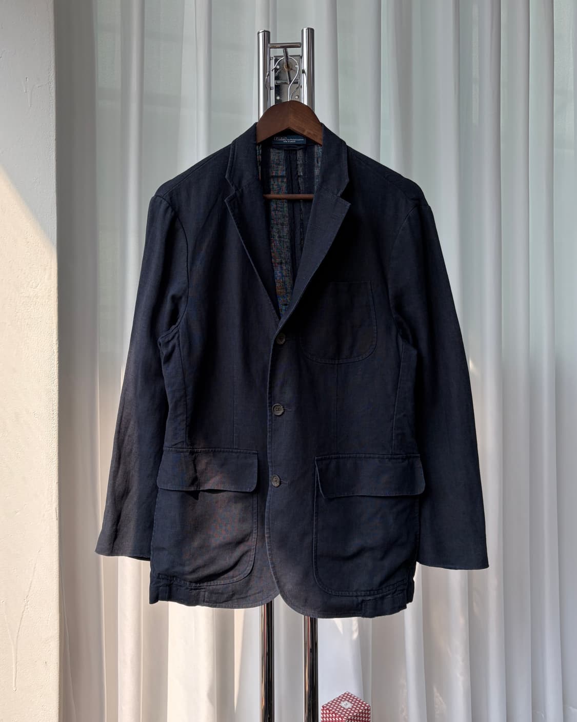 [L]폴로 랄프로렌 린넨 블레이저 자켓 navy 상품이미지2