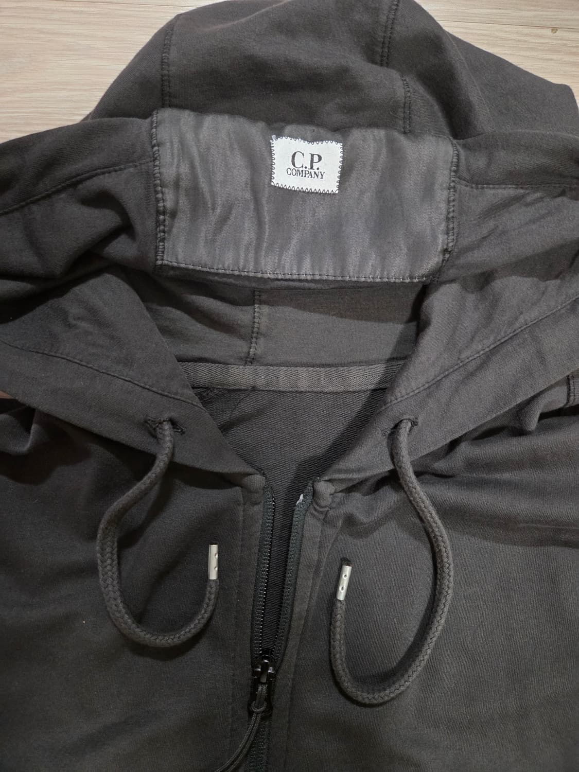 C.P컴퍼니 가먼트다잉 후드 집업 (XL) 상품이미지5