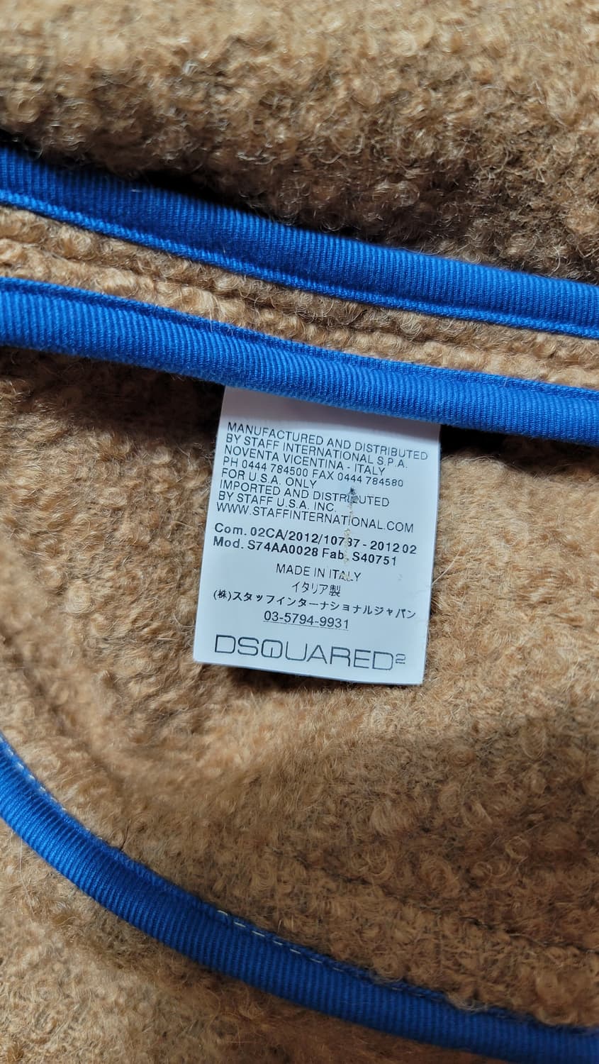 Dsquared2 더플 코트 브라운 떡볶이 eu48 상품이미지9