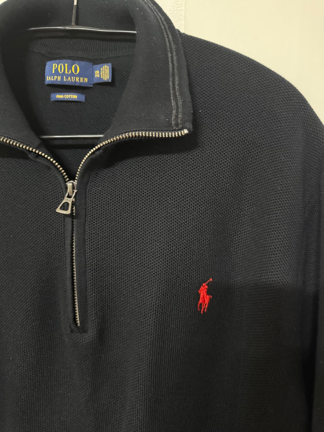 Polo Ralph Lauren 하프집업 니트 블랙 상품이미지2