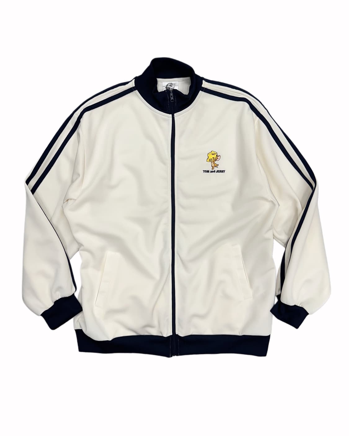 TOM AND JERRY embroidery cream jersey 상품이미지1
