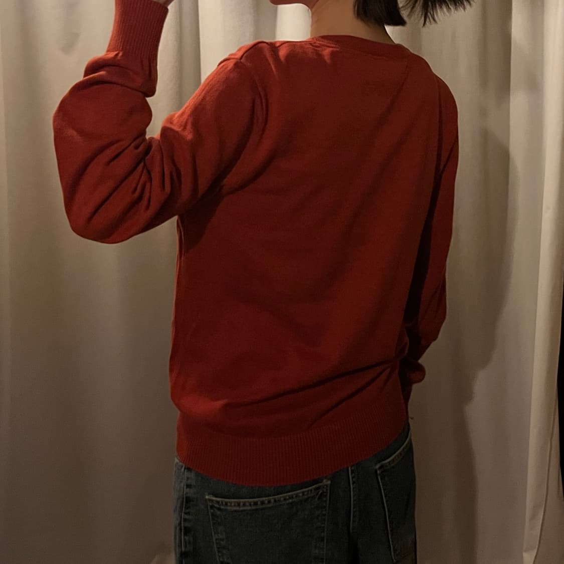 타미힐피거 브이넥 니트 상품이미지3