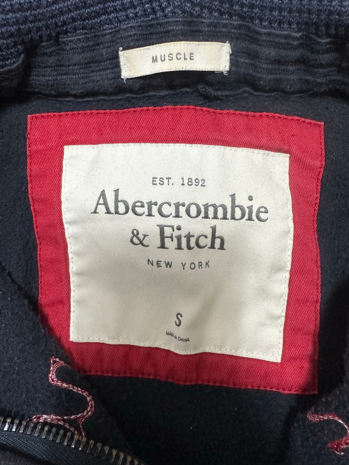 아베크롬비 다크네이비 후드집업 상품이미지4