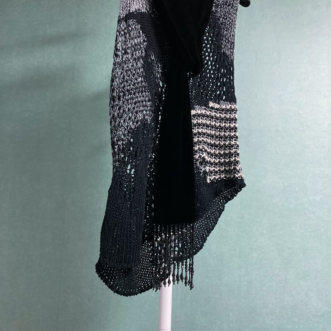 넘버나인 아크릴 프린지 베로아 롱 머플러 상품이미지8