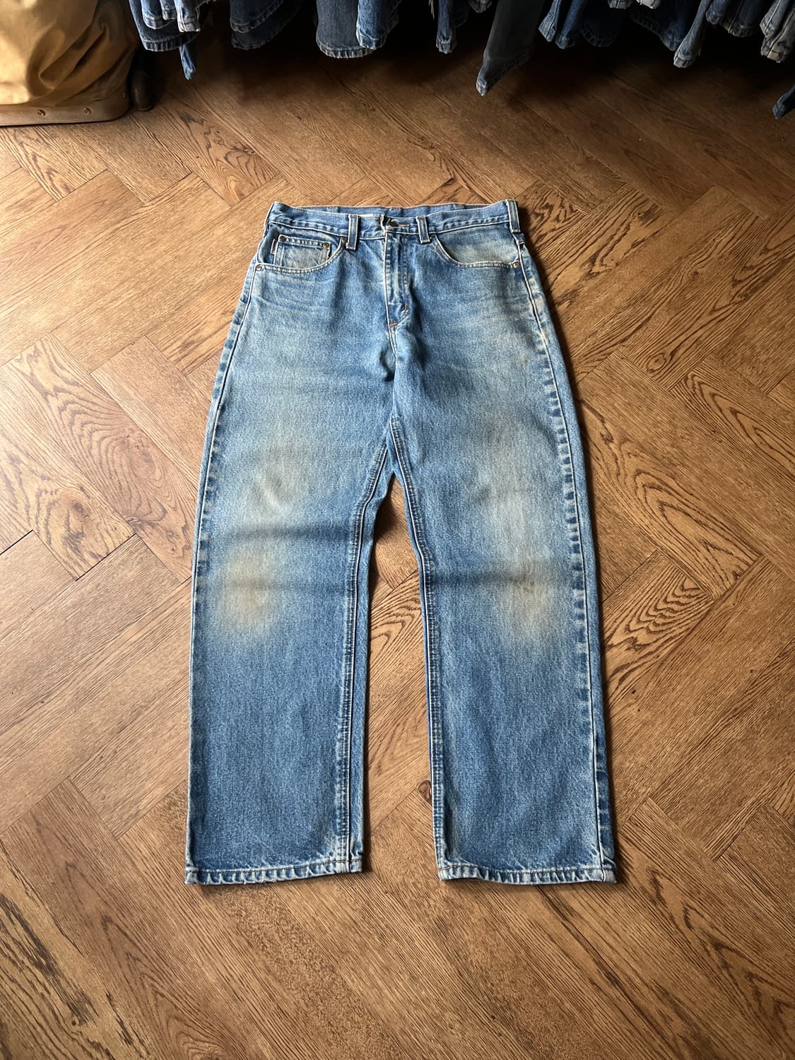 [32]칼하트 USA 빈티지 워싱 워크 데님 팬츠 상품이미지2