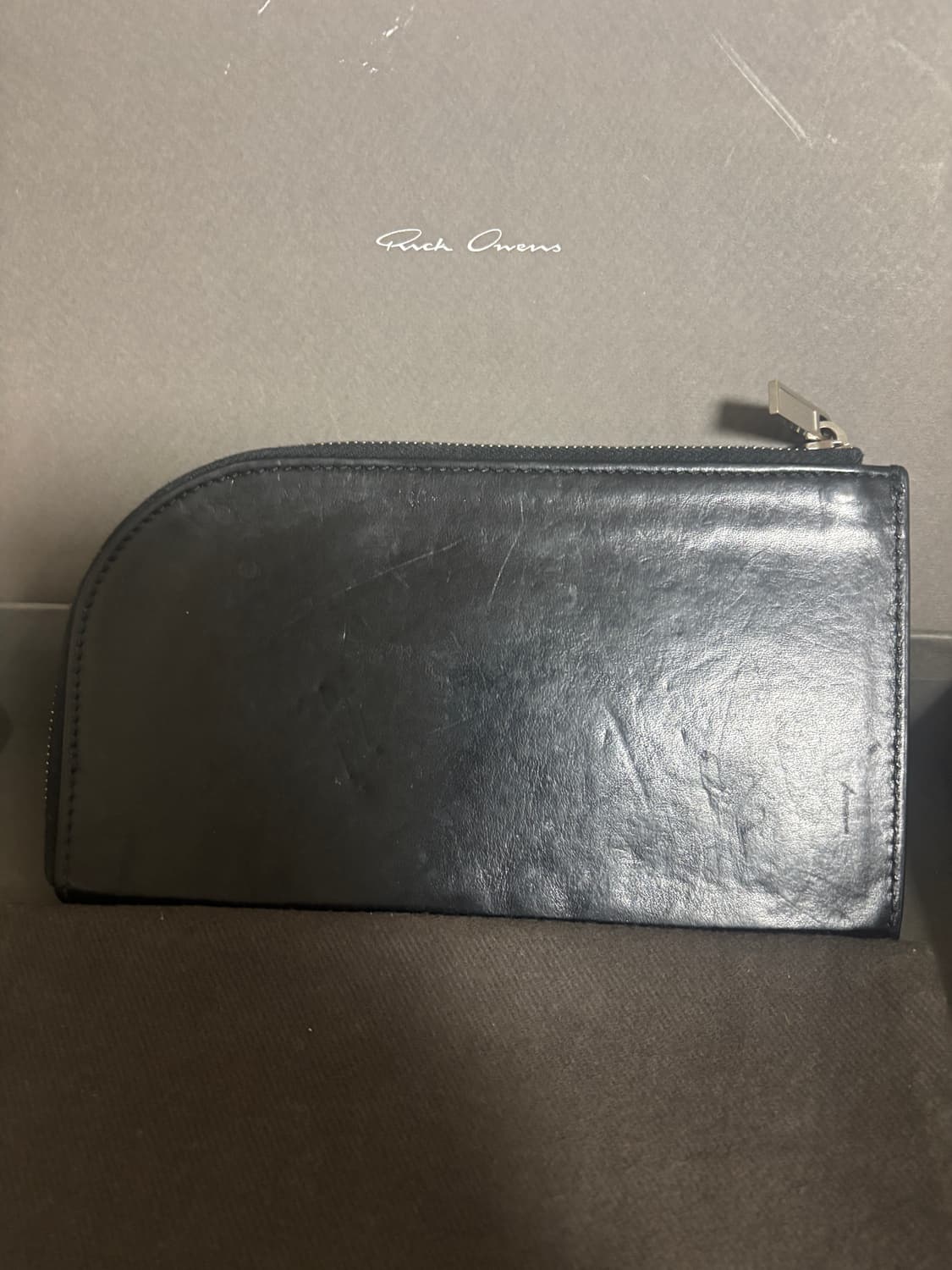 릭오웬스 롱 레더 월렛 / 지갑 (블랙) 상품이미지3