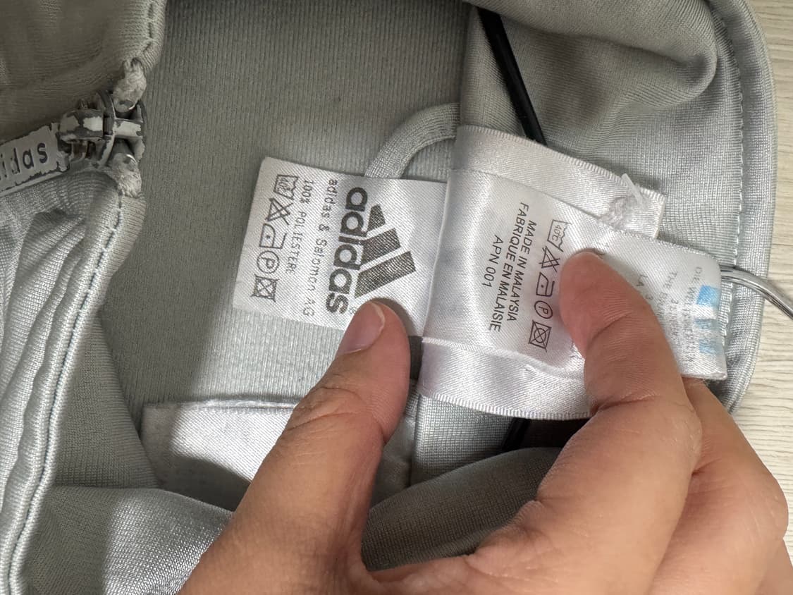 아디다스 트랙탑 그레이 옐로우 라인 상품이미지2