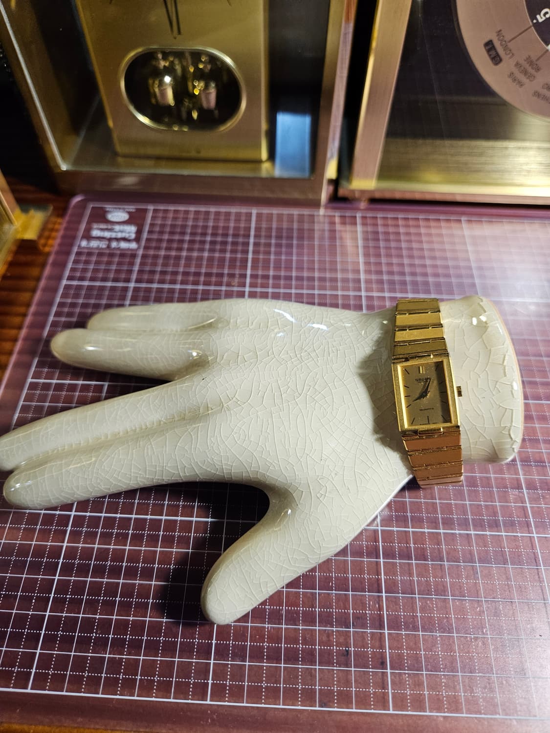 Gruen 그루엔 독일산 여성용 금장 손목시계 상품이미지2