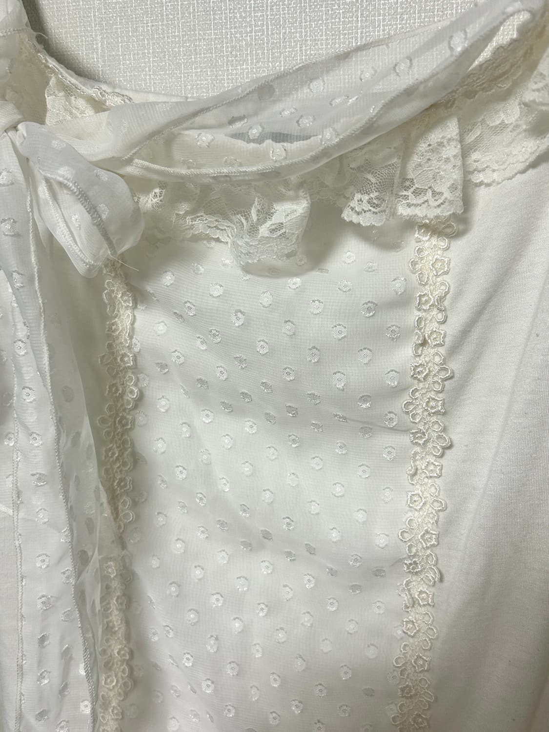 하니유빈티지 나시, 빈티지 슬리브리스, 도트 나시 상품이미지3