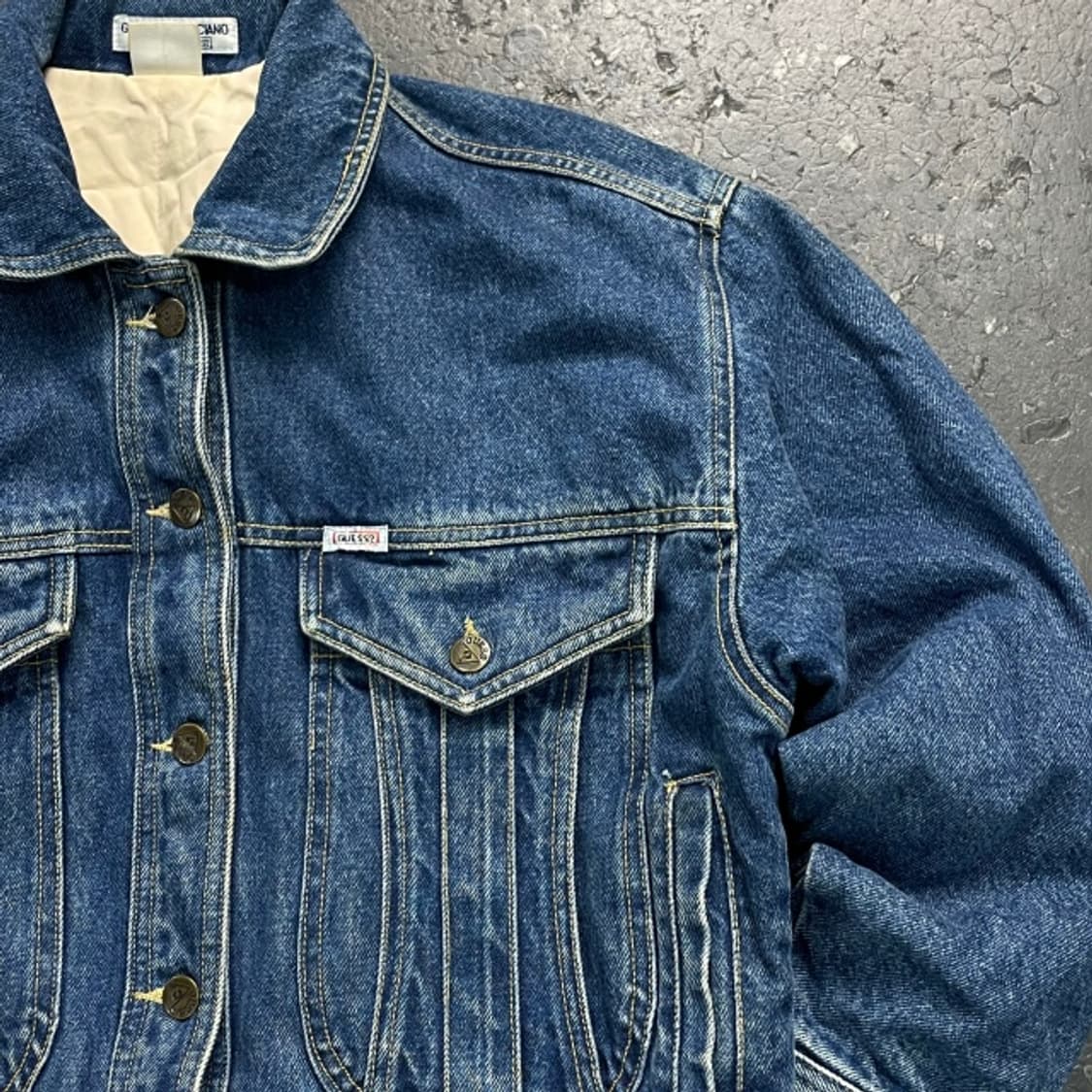 95-100 조르주 마르치아노 빈티지 게스 청자켓 데님자켓 상품이미지2