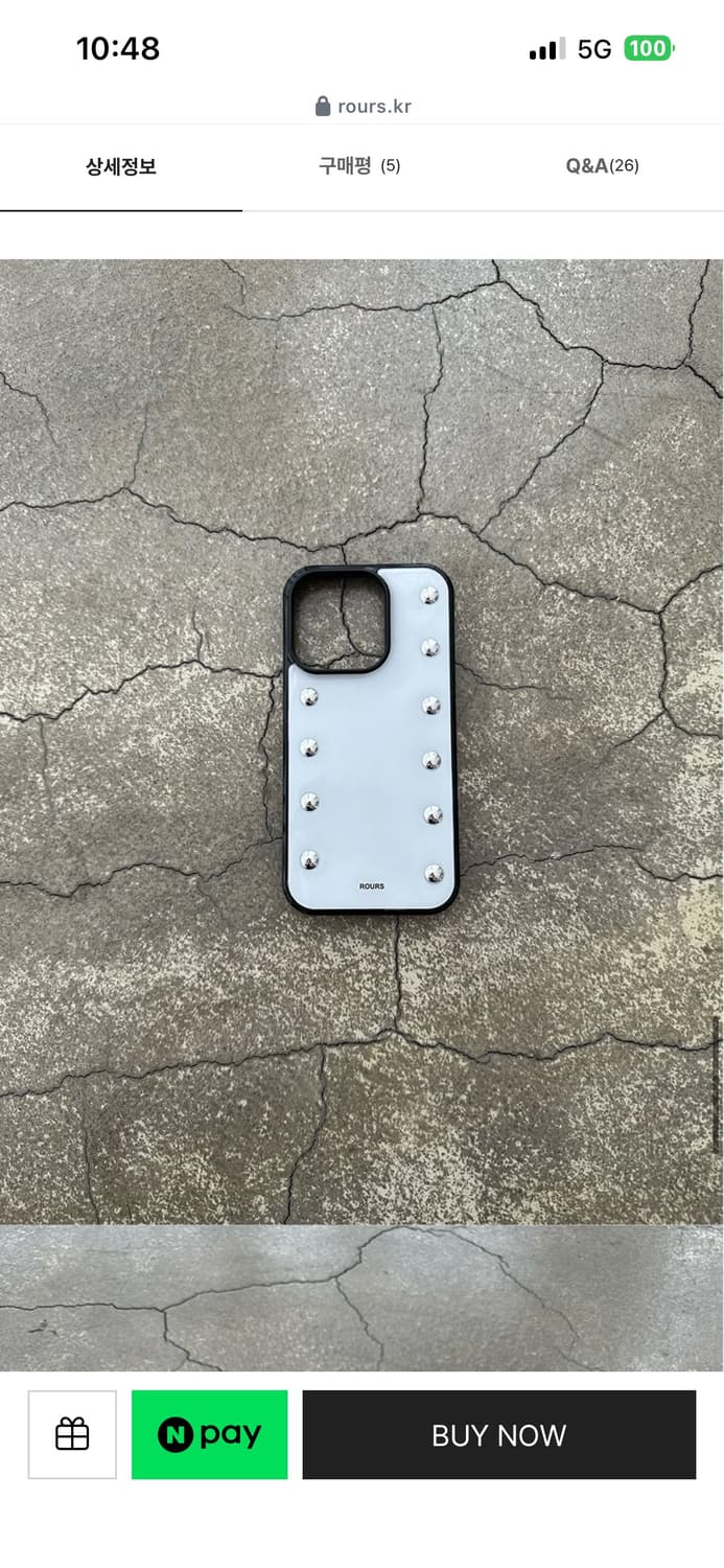 라월스 라인 스터드 화이트 13프로 케이스 팝니다 상품이미지4