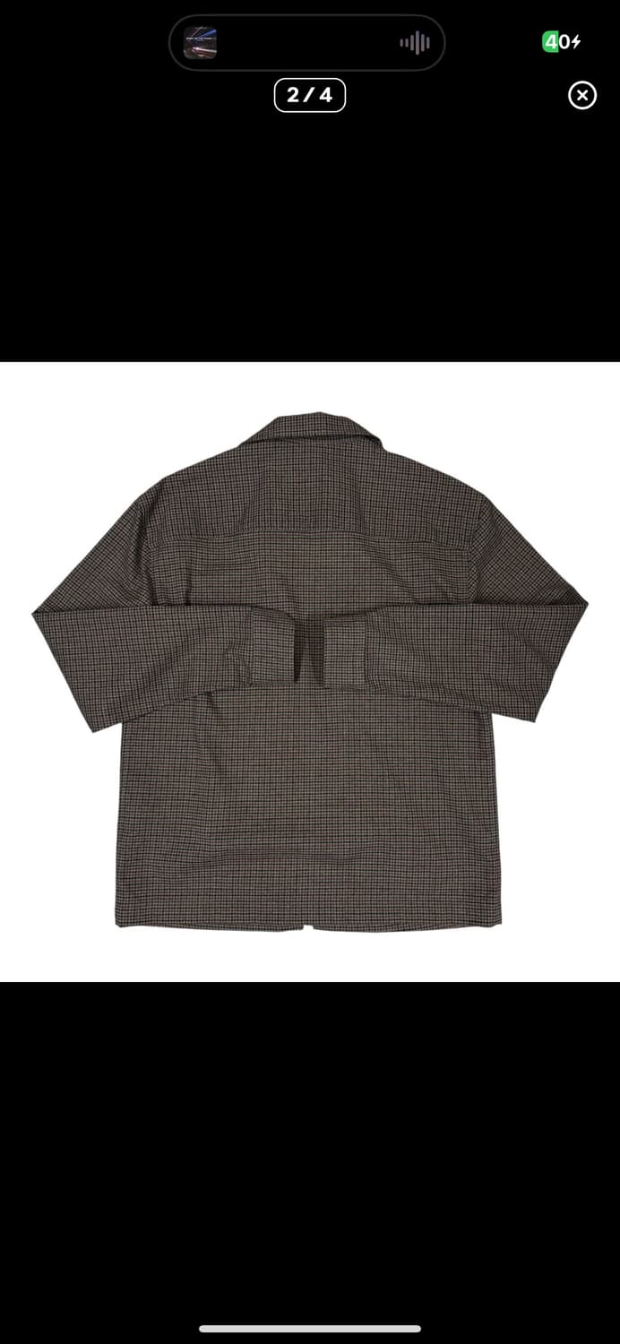 바배) 에잇세컨즈 브라운 체크패턴 집업 상품이미지2