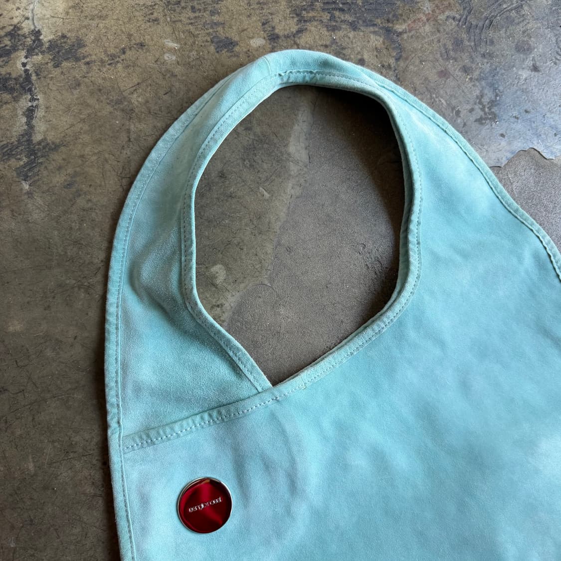 세르지오 로지 티파니 블루 스웨이드 숄더백 상품이미지3