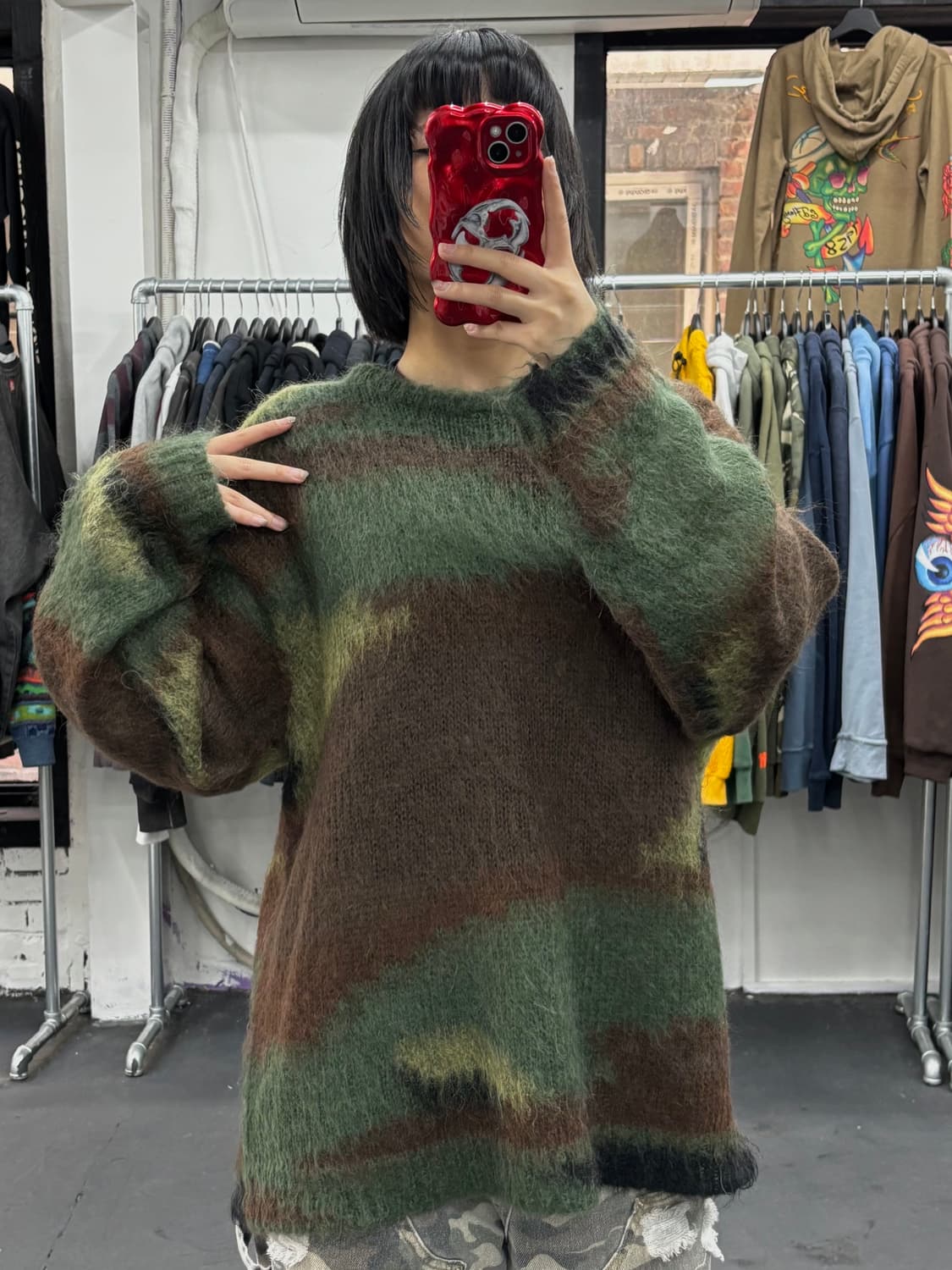 슈프림 X 준야 와타나베 카모 모헤어 니트 상품이미지4