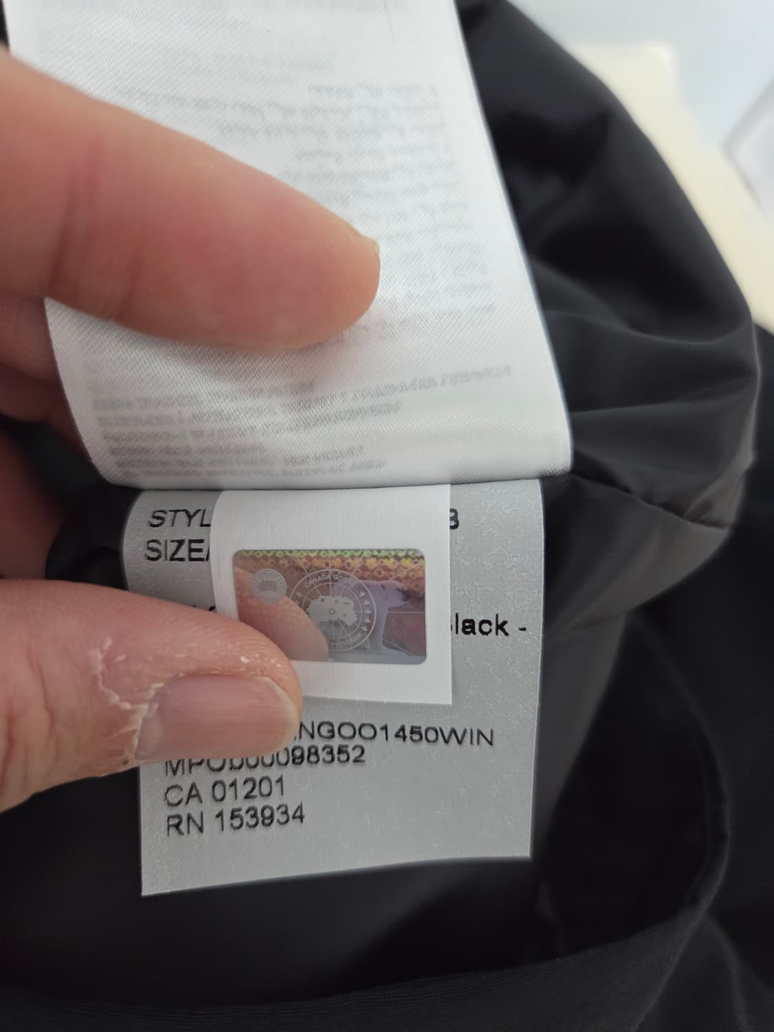 캐나다구스 남성 블랙 자켓 상품이미지5