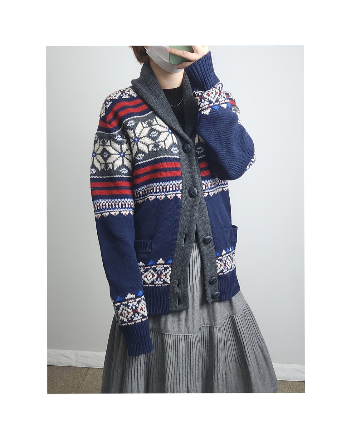 TOMMY HILFIGER 노르딕 울가디건 상품이미지1