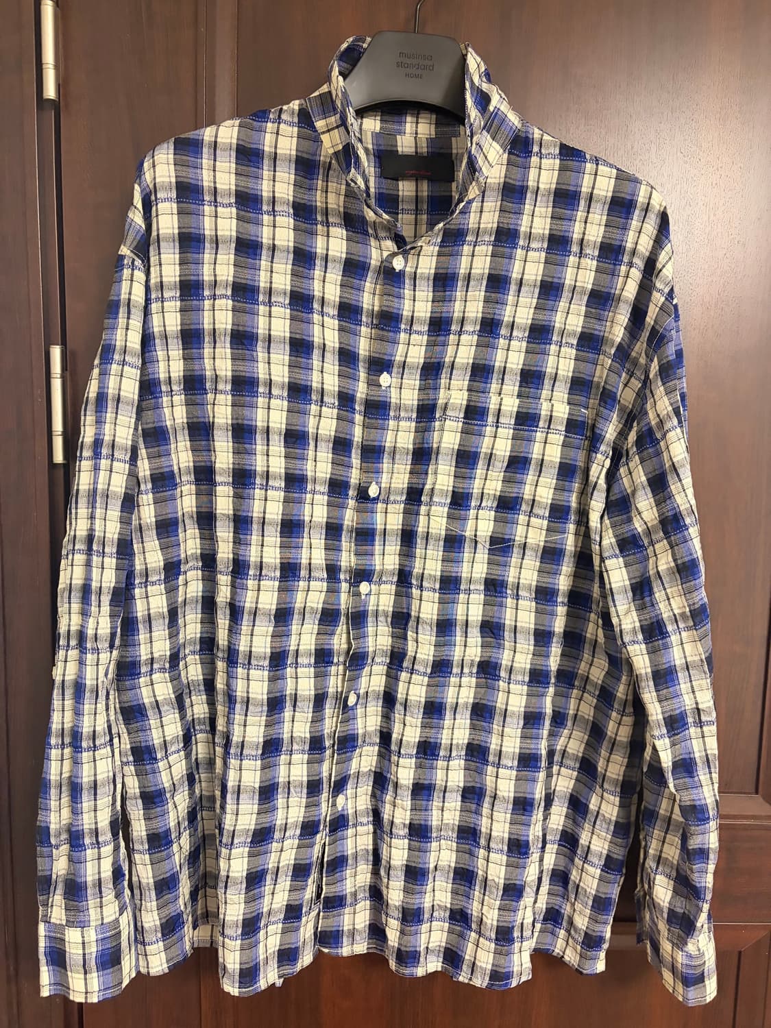 애니타임로릭 IRIS SHIRT - O.BLUE 상품이미지2