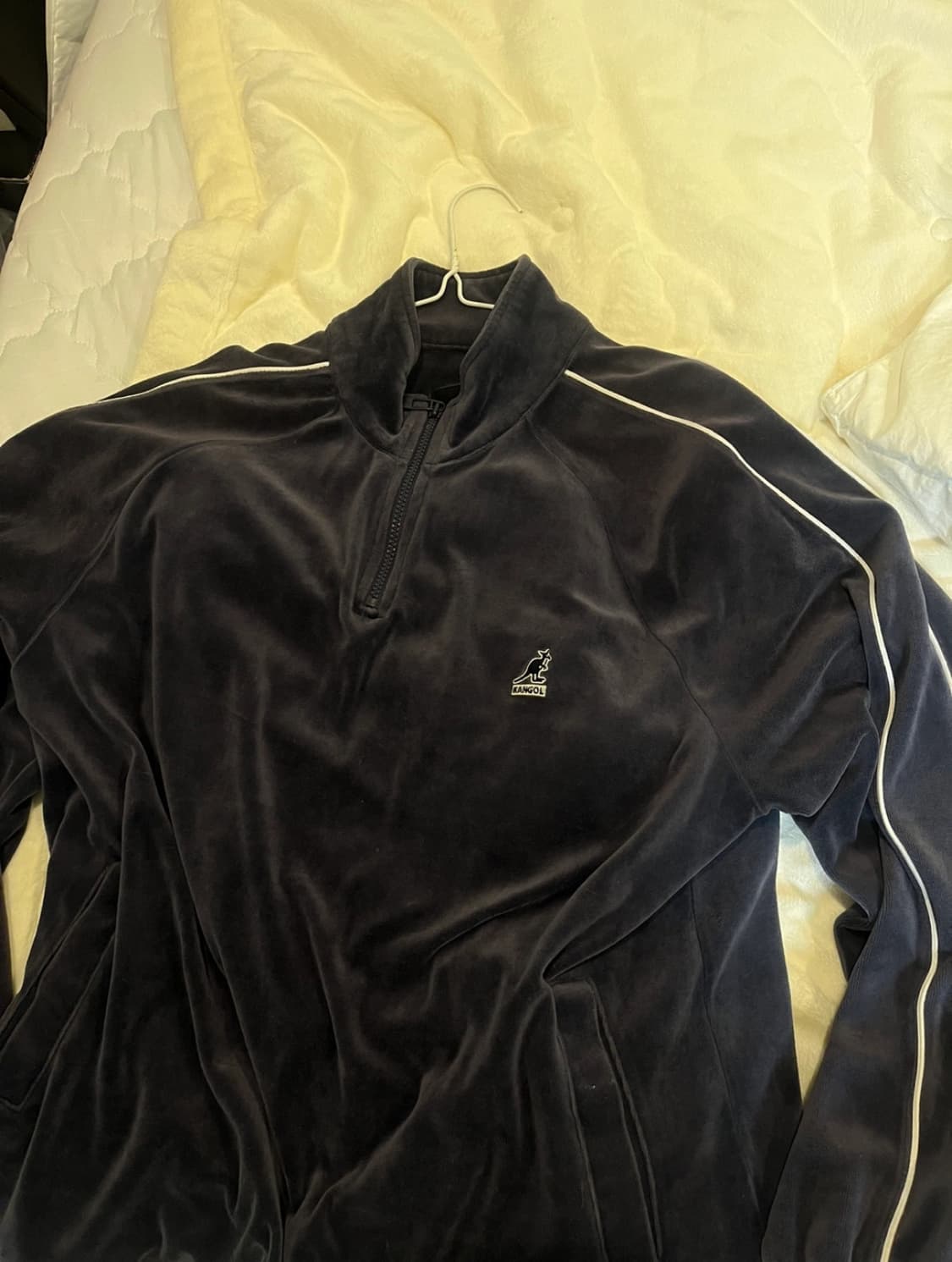 캉골 벨벳 반집업 트레이닝 상품이미지2