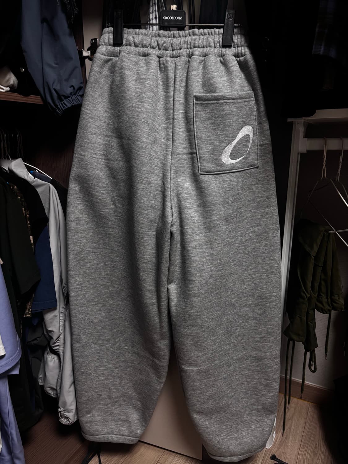 스켈리웩 벌룬핏 스웨트 팬츠 라이트그레이 [기모] 상품이미지2