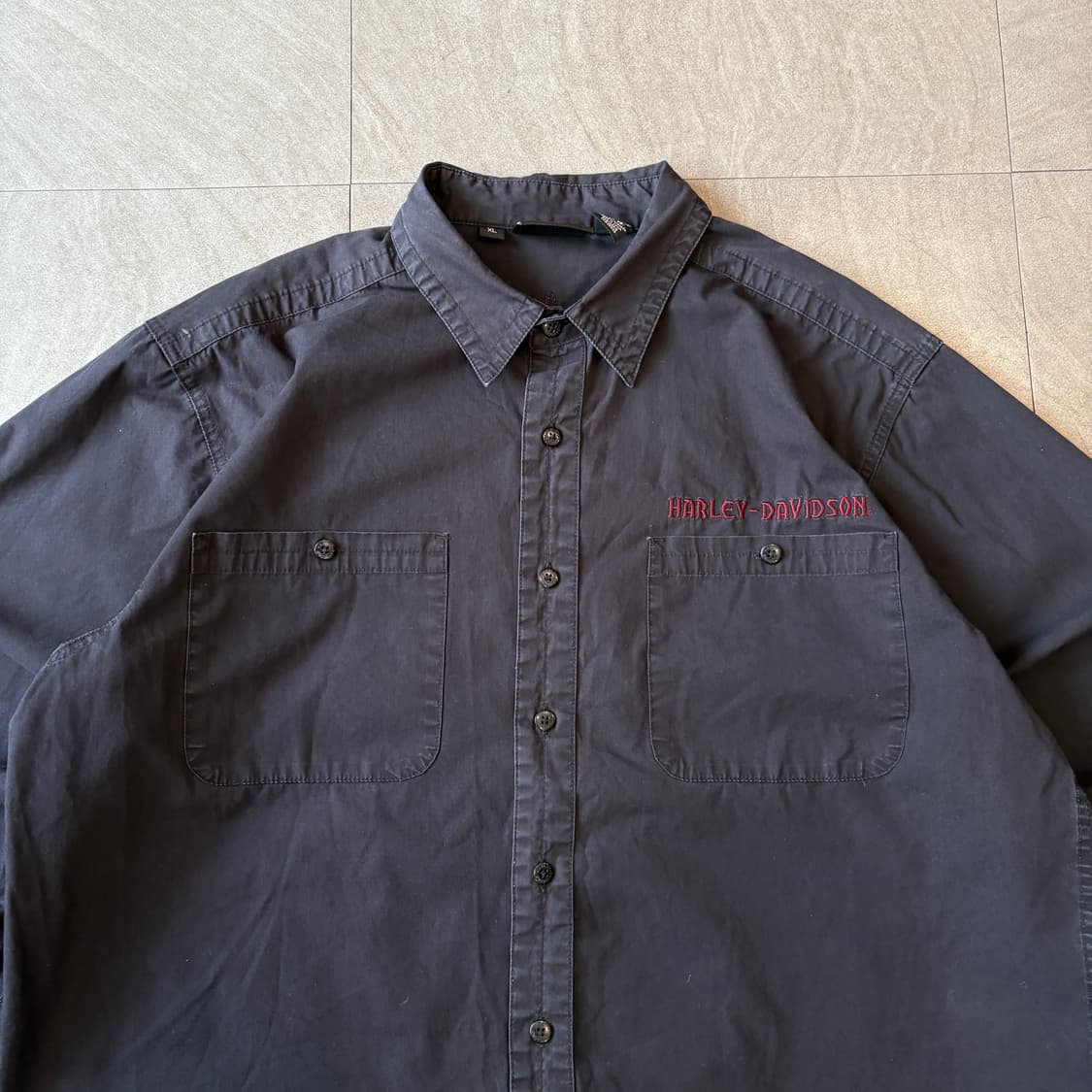 할리데이비슨 정푼 블랙 셔츠 상품이미지4