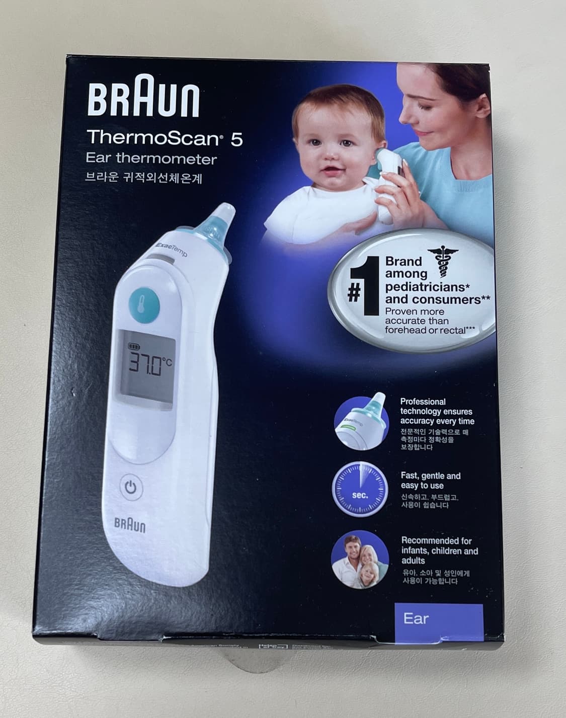 브라운 써모스캔5 IRT6030 귀체온계 새제품 상품이미지1