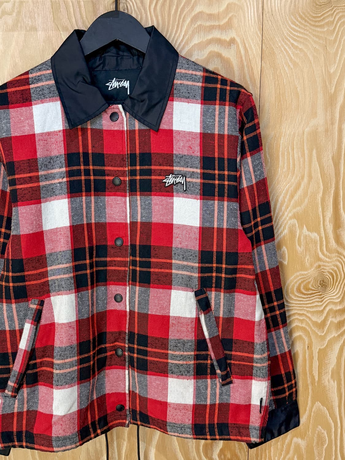 스투시 타탄 체크 코치 자켓 상품이미지4
