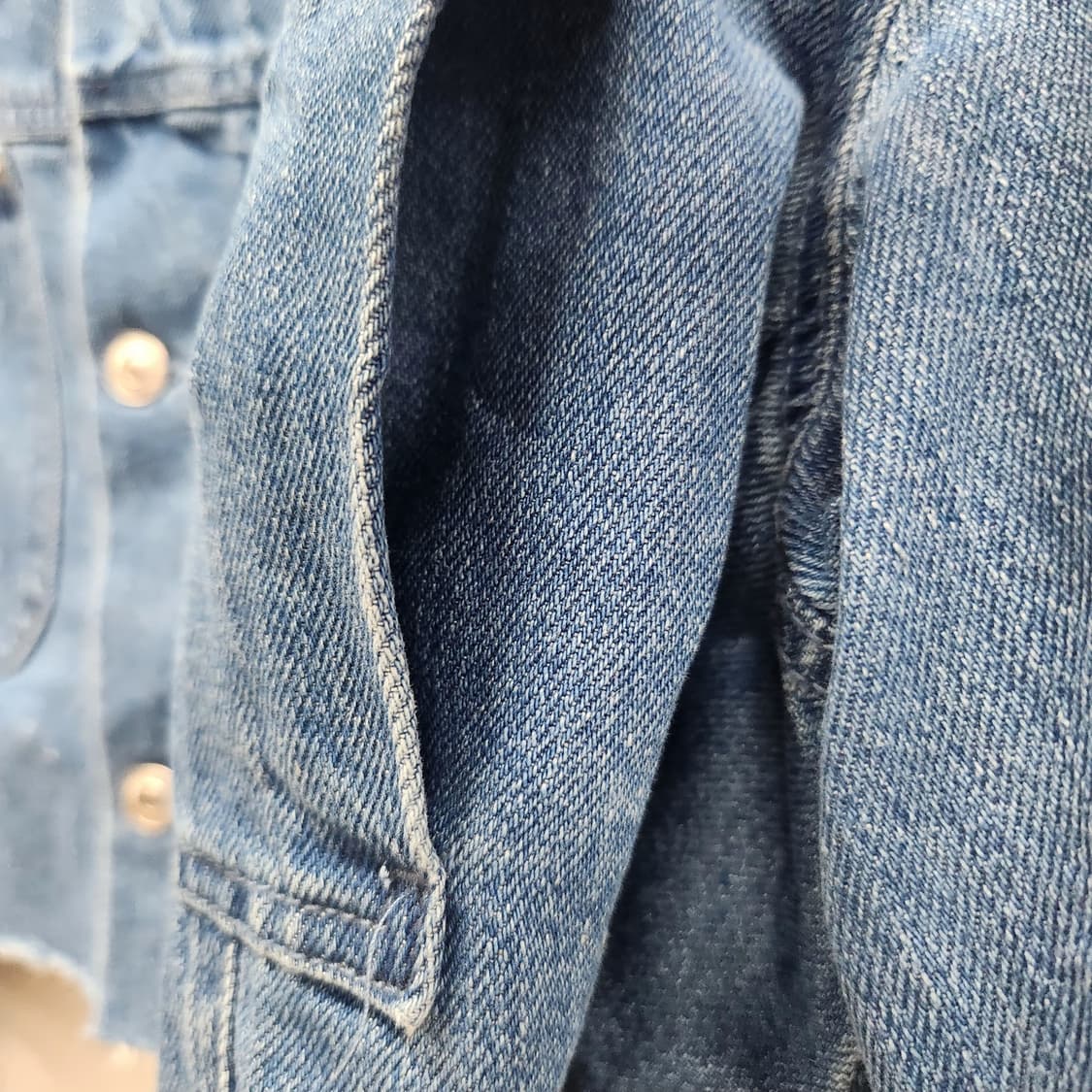 자라 ZARA 빅포켓 크롭 데님 자켓 M(2XL) 상품이미지3