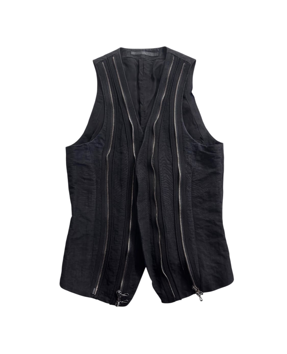 (예약) 율리우스 10ss 멀티 지퍼 베스트 상품이미지1