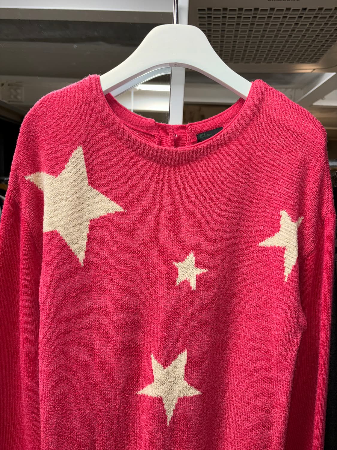 베네통 별 롱니트 상품이미지3