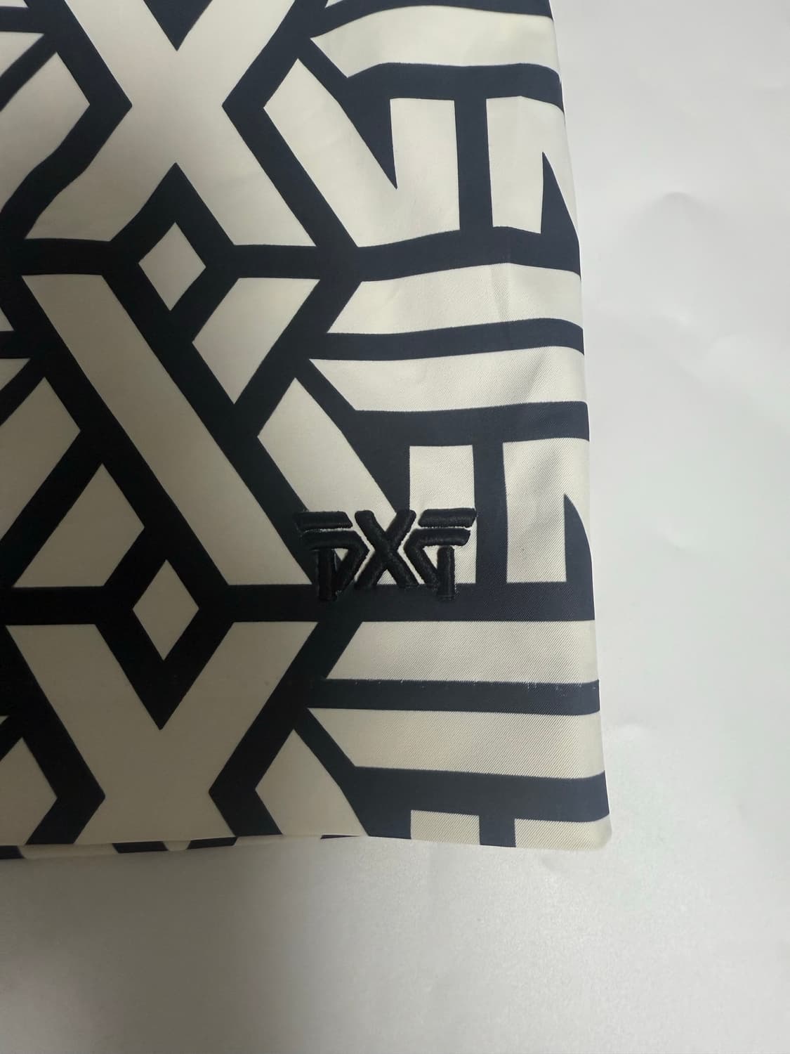 PXG 여성 골프 스커트 M – 블랙&화이트 모노그램 상품이미지4