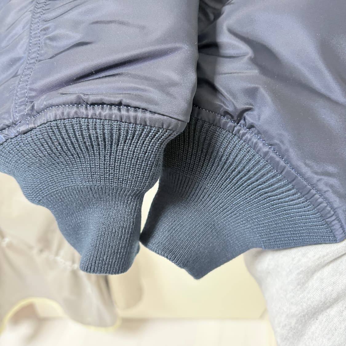 알파인더스트리 CWU 45P 항공자켓 ma-1 마원 네이비 상품이미지3