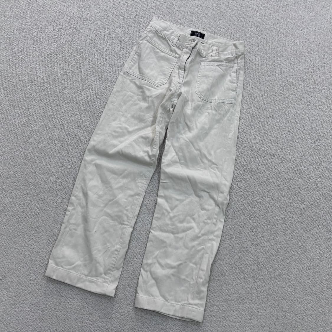 26 A.P.C 여성 화이트 데님 팬츠 0506E 상품이미지1