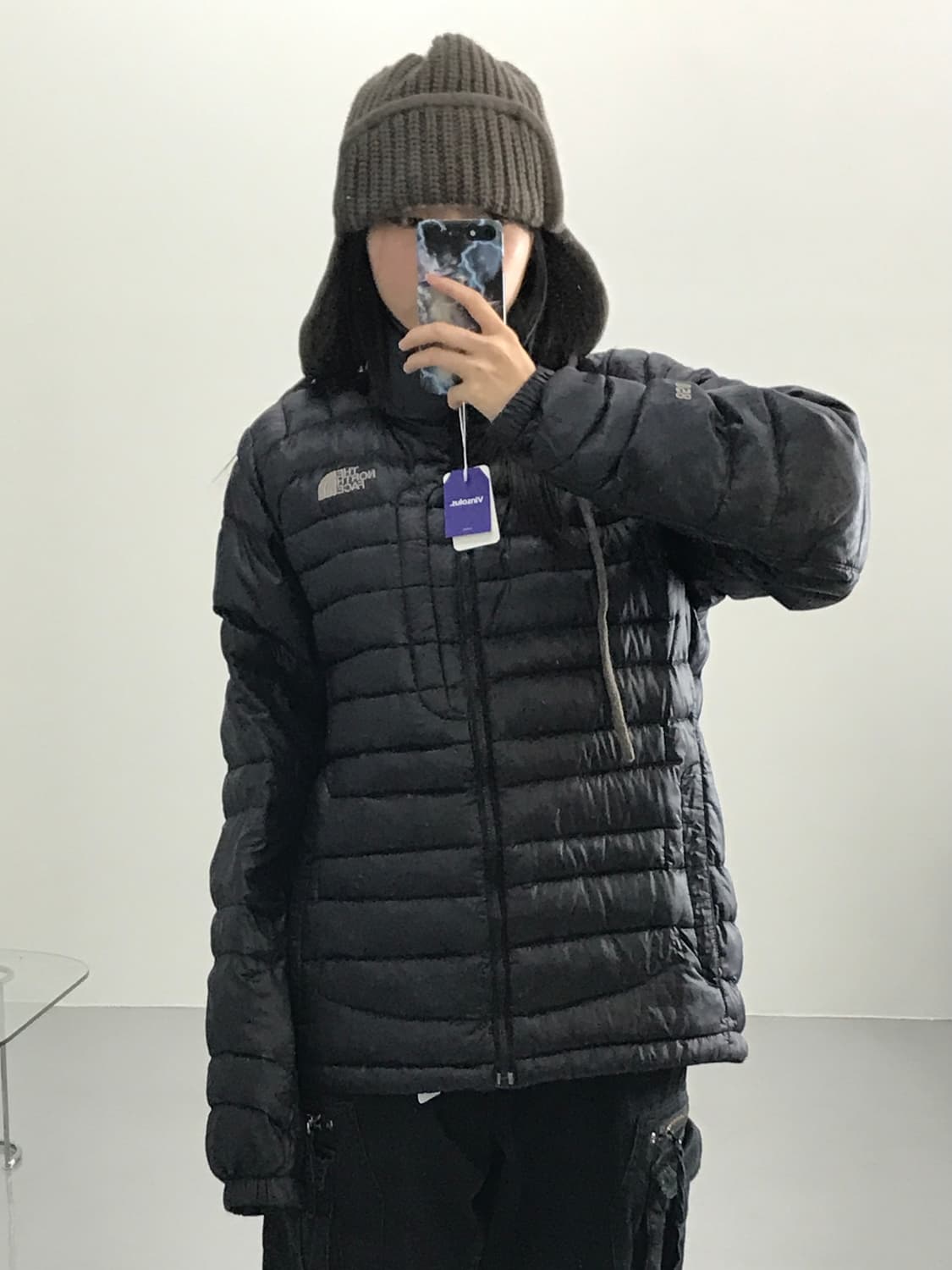 노스페이스 850 블랙 경량패딩 상품이미지1