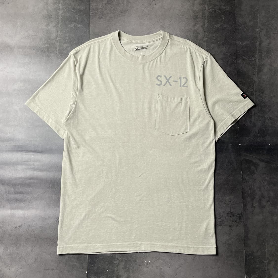 DICKIES 디키즈 베이지 프린팅 반팔 티셔츠 A01021 상품이미지1